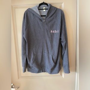 Specialty zip up, alert and orients x1, nurse humor, XL